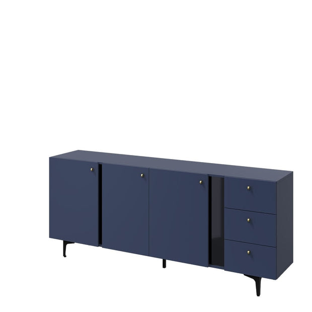 Lenart Credenza a 3 cassetti e 3 ante Colours Large CS 03 Opaco Blu