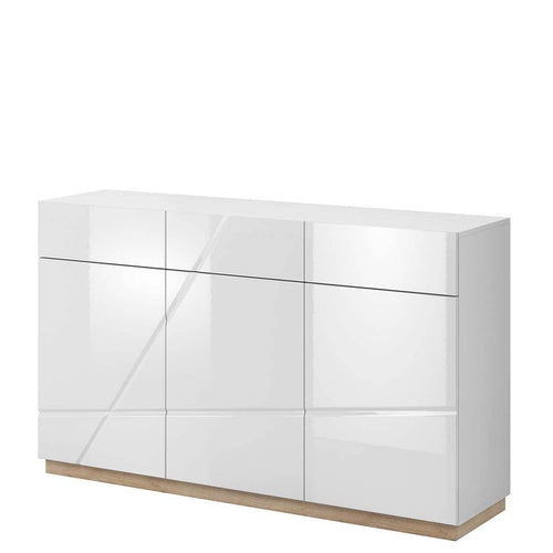 Lenart Credenza a 3 cassetti e 3 ante Futura 08 Bianco