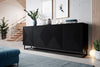 Bogart Credenza a 4 ante Asha 200-4D Nero