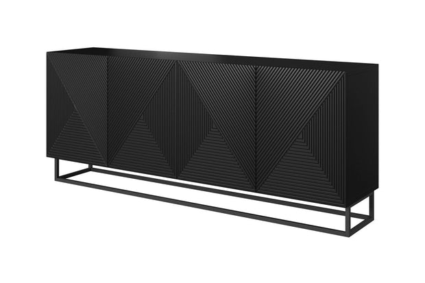 Bogart Credenza a 4 ante Asha 200-4D Nero