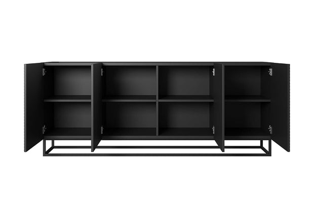 Bogart Credenza a 4 ante Asha 200-4D Nero