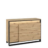 Lenart Credenza a 4 cassetti e 1 anta Quant 08 Quercia