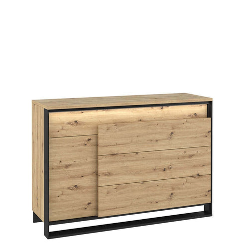Lenart Credenza a 4 cassetti e 1 anta Quant 08 Quercia