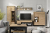 Lenart Credenza a 4 cassetti e 1 anta Quant 08 Quercia