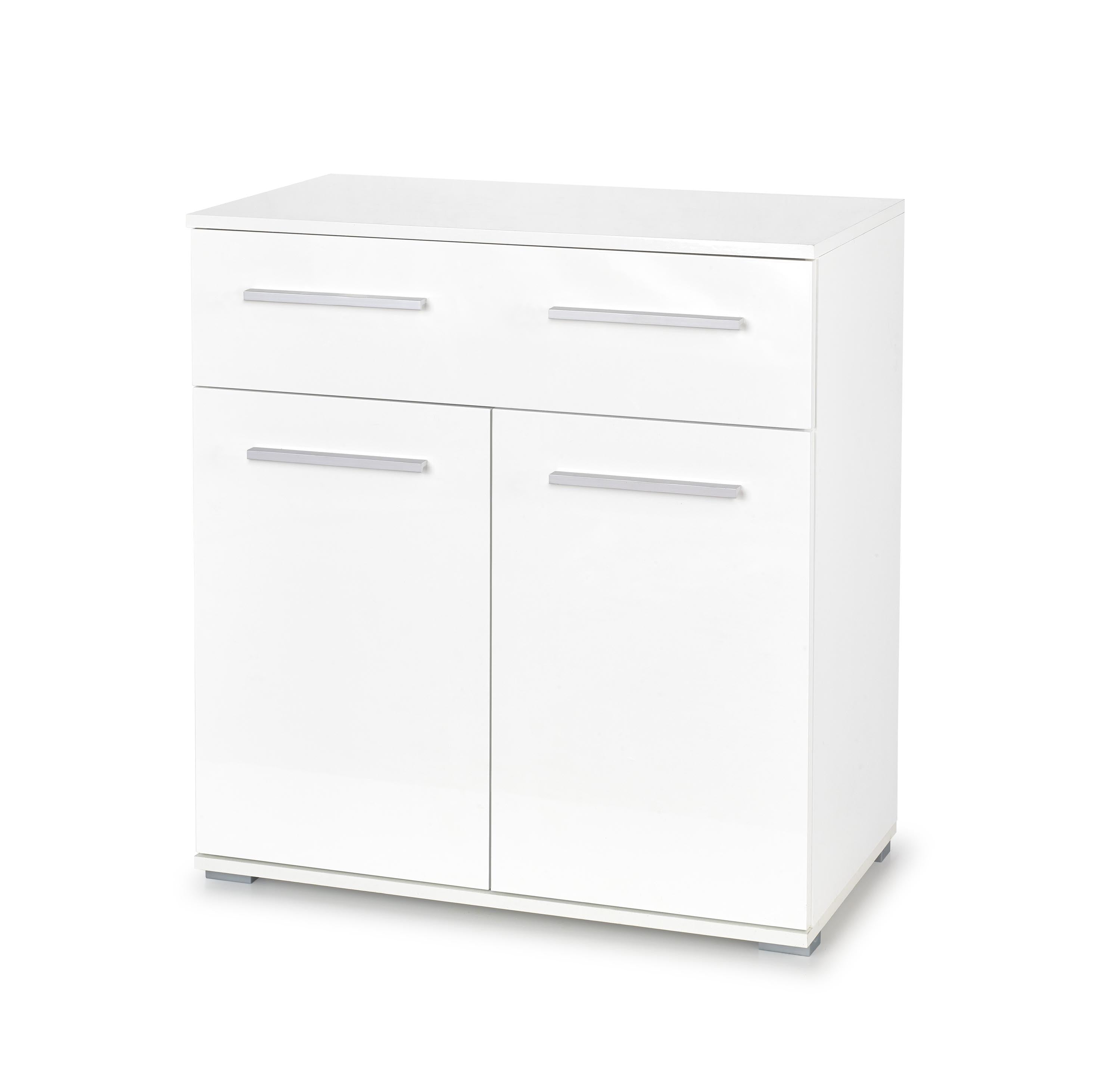 Halmar Credenza con 1 cassetto e 2 ante Liamis KM-1 Bianco