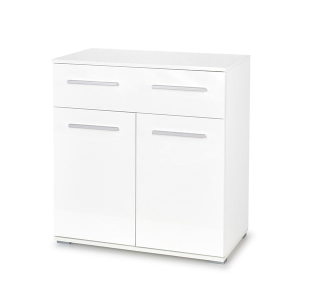 Halmar Credenza con 1 cassetto e 2 ante Liamis KM-1 Bianco