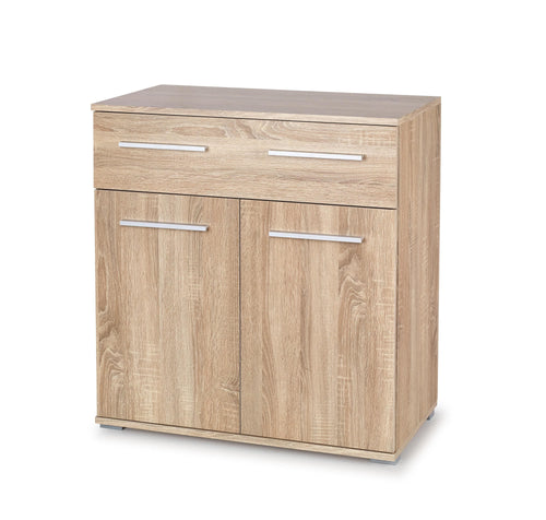 Halmar Credenza con 1 cassetto e 2 ante Liamis KM-1 Quercia