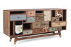 Bizzotto Credenza con 11 cassetti e 2 ante Dhaval Multicolore