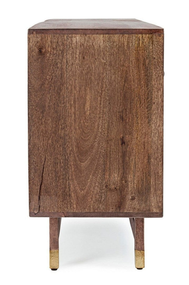 Bizzotto Credenza con 11 cassetti e 2 ante Dhaval Multicolore
