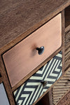Bizzotto Credenza con 11 cassetti e 2 ante Dhaval Multicolore
