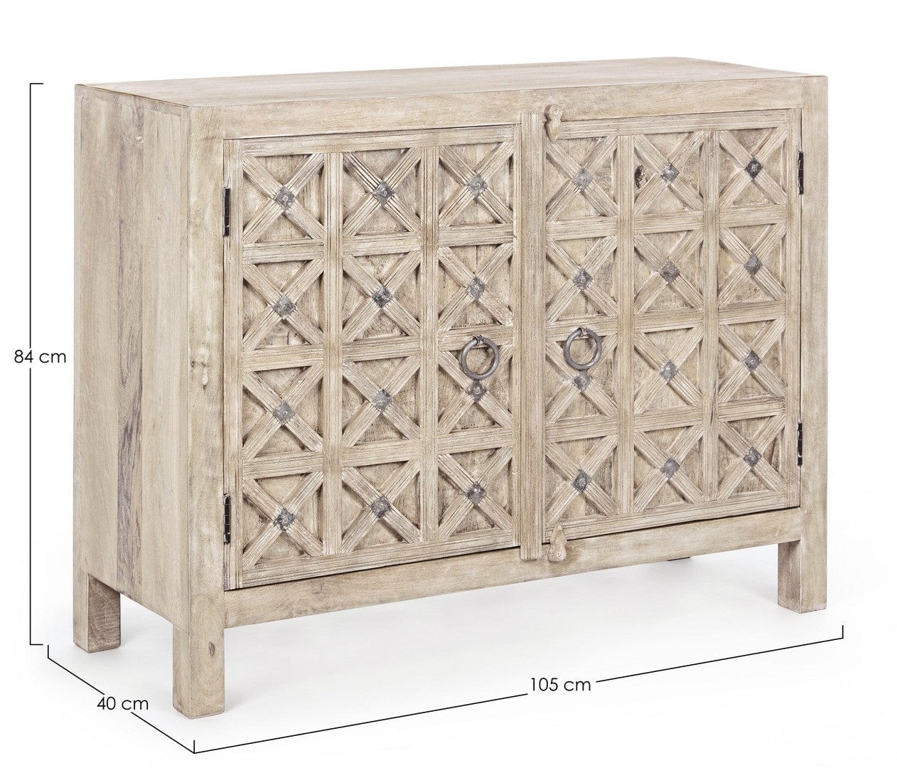 Bizzotto Credenza con 2 ante Engrave Avorio