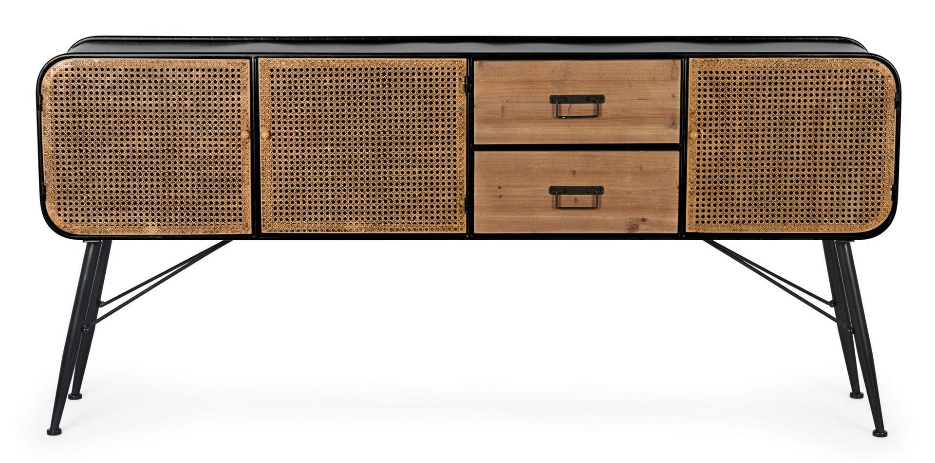 Bizzotto Credenza con 2 cassetti e 3 ante Elton Naturale