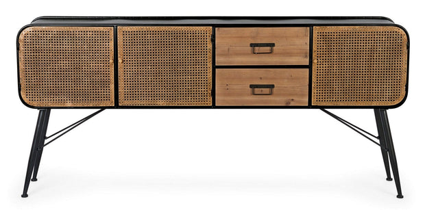 Bizzotto Credenza con 2 cassetti e 3 ante Elton Naturale