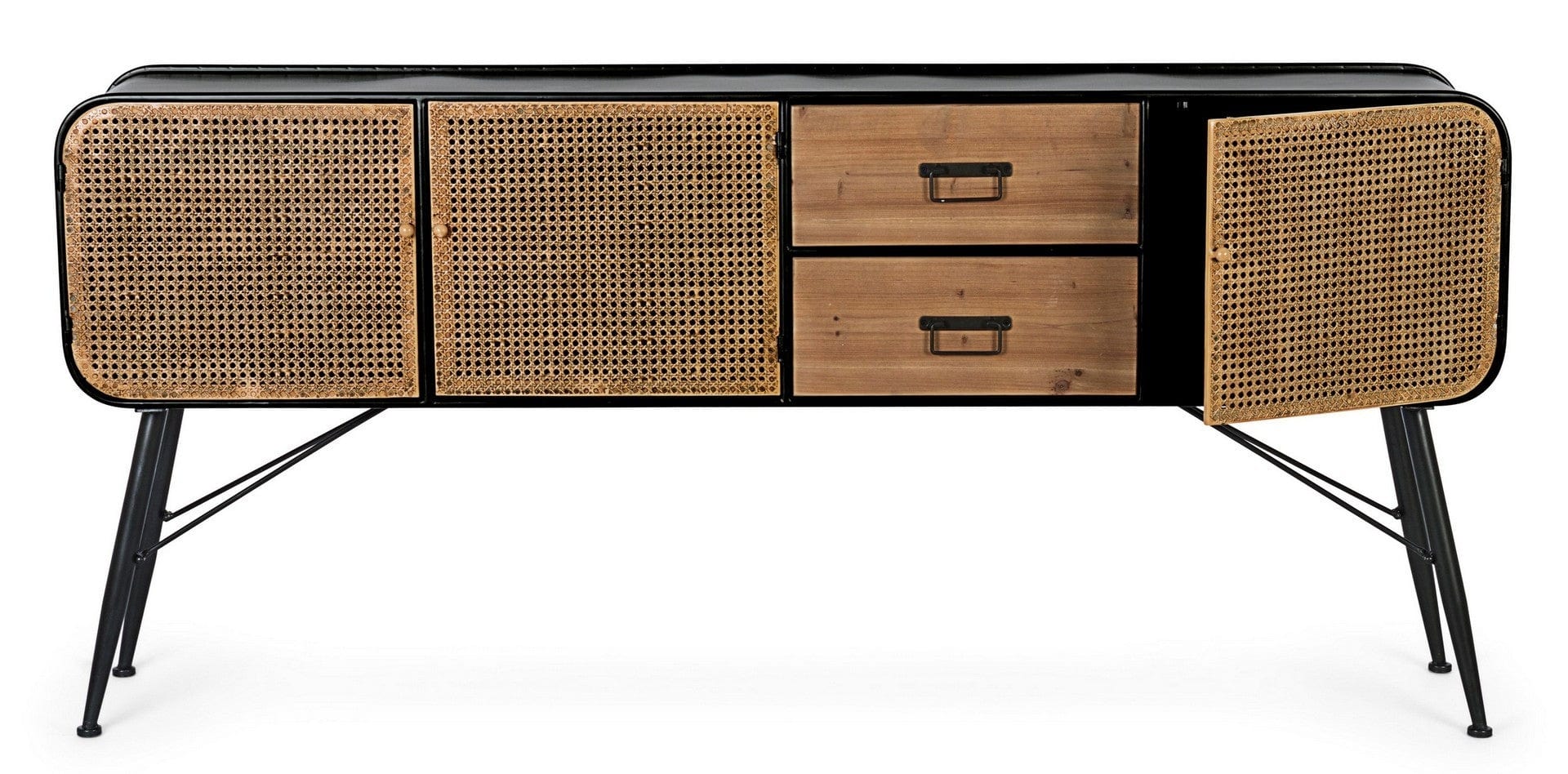Bizzotto Credenza con 2 cassetti e 3 ante Elton Naturale