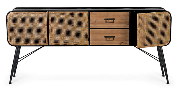 Bizzotto Credenza con 2 cassetti e 3 ante Elton Naturale
