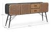 Bizzotto Credenza con 2 cassetti e 3 ante Elton Naturale