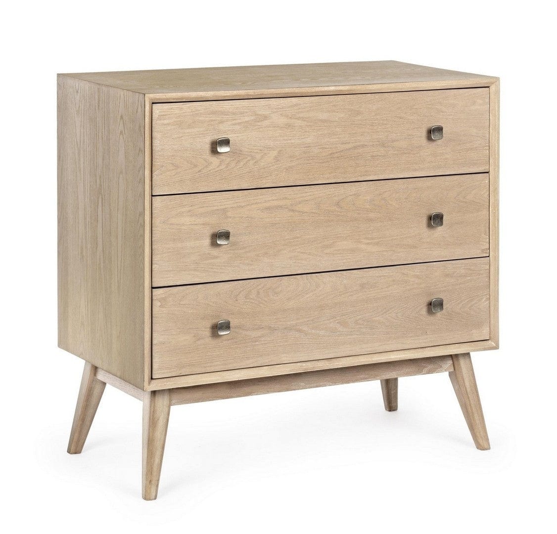 Bizzotto Credenza con 3 cassetti Alannis Naturale