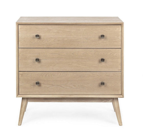 Bizzotto Credenza con 3 cassetti Alannis Naturale