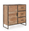 Bizzotto Credenza con 3 cassetti e 1 anta Elmer A Naturale
