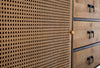 Bizzotto Credenza con 3 cassetti e 1 anta Elton Naturale