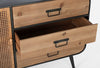 Bizzotto Credenza con 3 cassetti e 1 anta Elton Naturale
