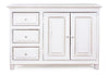 Bizzotto Credenza con 3 cassetti e 2 ante Colette Bianco