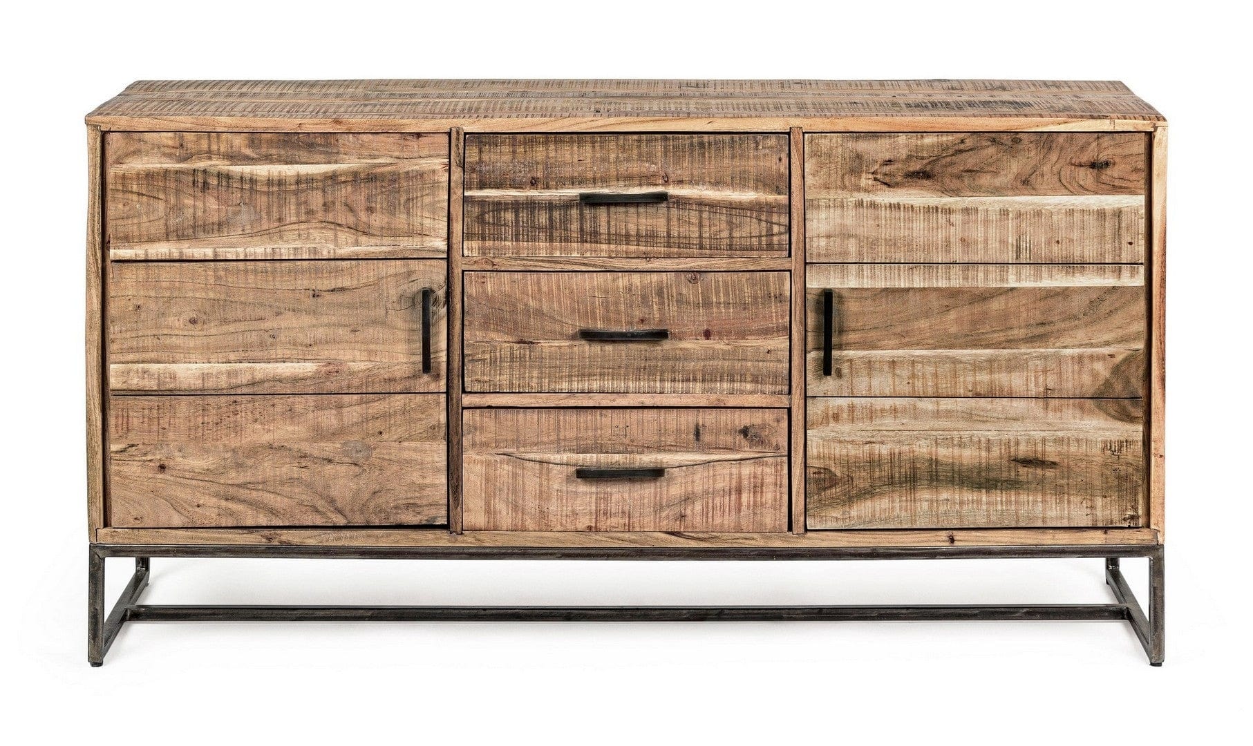 Bizzotto Credenza con 3 cassetti e 2 ante Elmer A Piccola Naturale