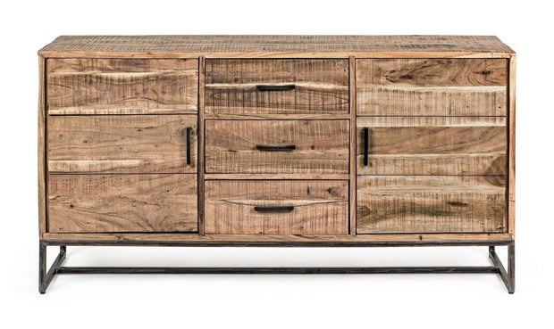Bizzotto Credenza con 3 cassetti e 2 ante Elmer A Piccola Naturale