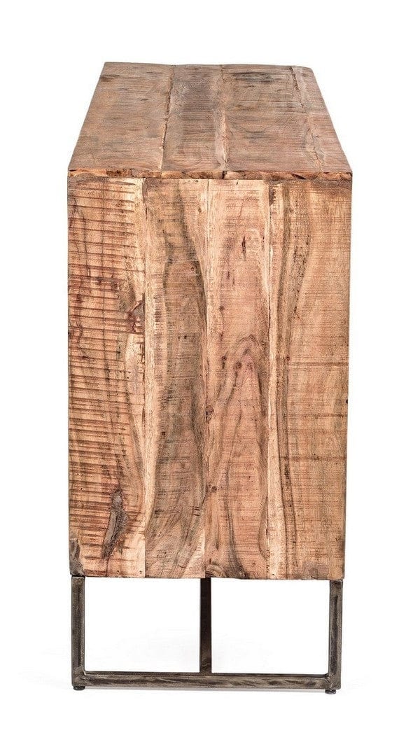 Bizzotto Credenza con 3 cassetti e 2 ante Elmer A Piccola Naturale