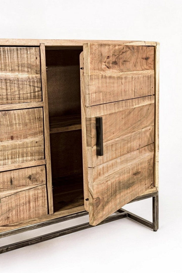 Bizzotto Credenza con 3 cassetti e 2 ante Elmer A Piccola Naturale