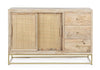 Bizzotto Credenza con 3 cassetti e 2 ante Exor Naturale