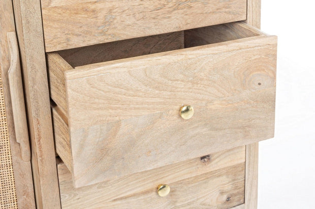 Bizzotto Credenza con 3 cassetti e 2 ante Exor Naturale