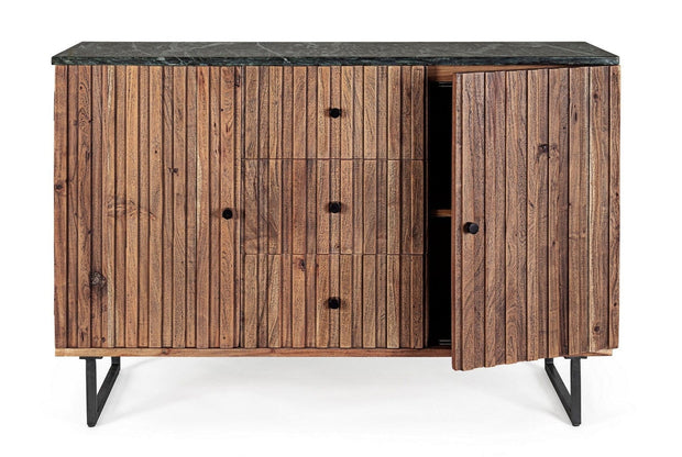 Bizzotto Credenza con 3 cassetti e 2 ante Norfolk Naturale