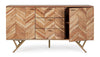 Bizzotto Credenza con 3 cassetti e 2 ante Raida Naturale