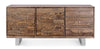 Bizzotto Credenza con 3 cassetti e 2 ante Stanton Naturale