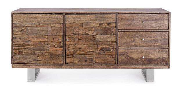 Bizzotto Credenza con 3 cassetti e 2 ante Stanton Naturale