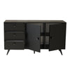 Asir Credenza con 3 cassetti e 2 ante Vilamo VL9-332 Nero