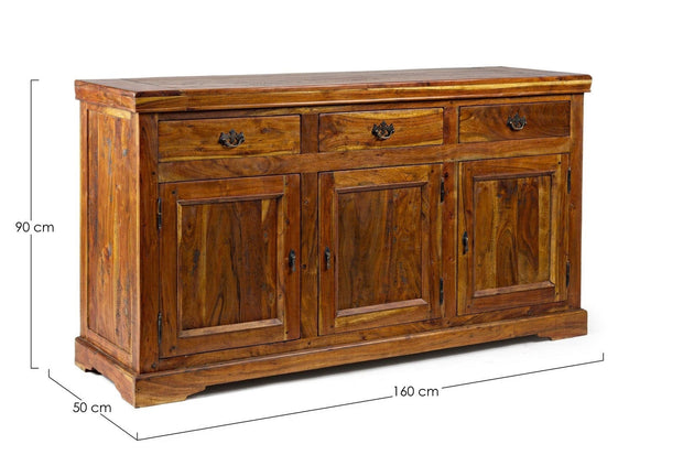 Bizzotto Credenza con 3 cassetti e 3 ante Chateaux Naturale