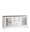Moycor Credenza con 3 cassetti e 4 ante Everest Bianco