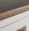 Moycor Credenza con 3 cassetti e 4 ante Everest Bianco