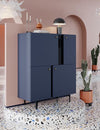 Lenart Credenza con 4 ante Colours CS 01 Blu Opaco