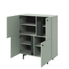 Lenart Credenza con 4 ante Colours CS 01 Verde Opaco