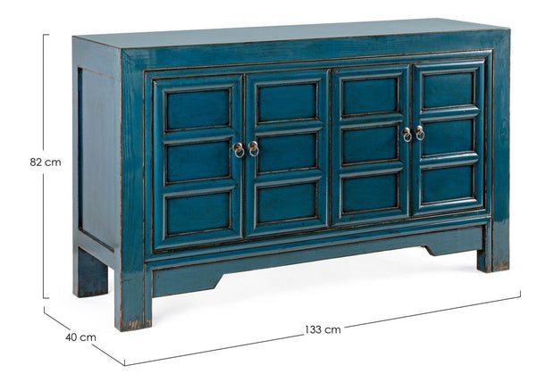 Bizzotto Credenza con 4 ante Jinan Blu