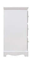 Bizzotto Credenza con 4 cassetti Blanc Bianco