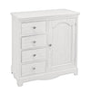 Bizzotto Credenza con 4 cassetti e 1 anta Blanc Bianco