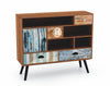 Halmar Credenza con 4 cassetti e 1 anta Mezani KM-3 Multicolore