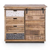 Bizzotto Credenza con 4 cassetti e 1 anta Tudor Naturale