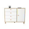 Asir Credenza con 4 cassetti e 1 anta Vilamo VL81-217 Bianco
