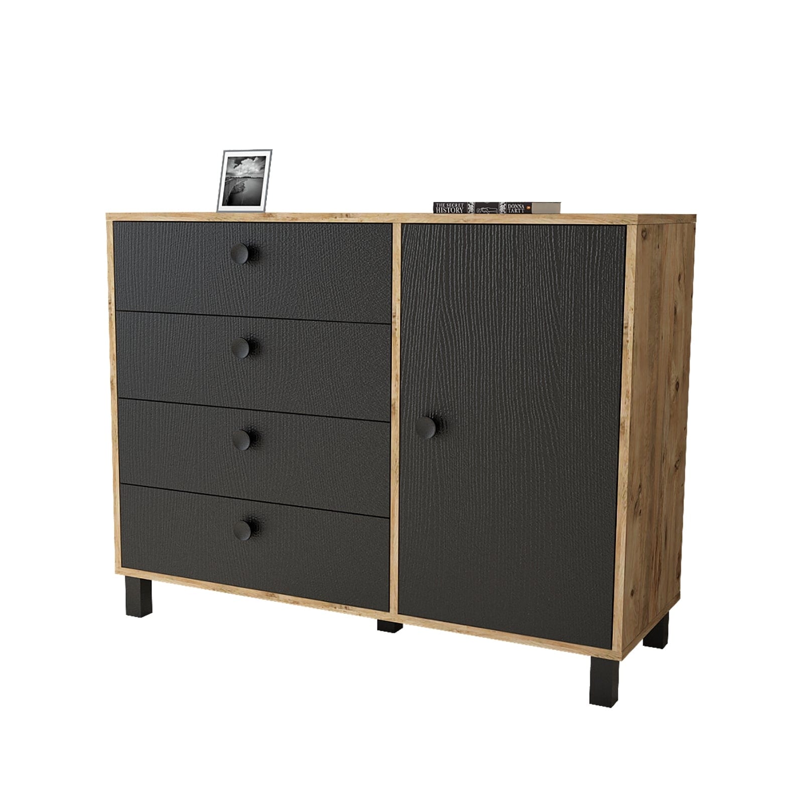 Asir Credenza con 4 cassetti e 1 anta Vilamo VL81-238 Naturale