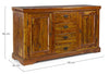 Bizzotto Credenza con 4 cassetti e 2 ante Chateaux Naturale